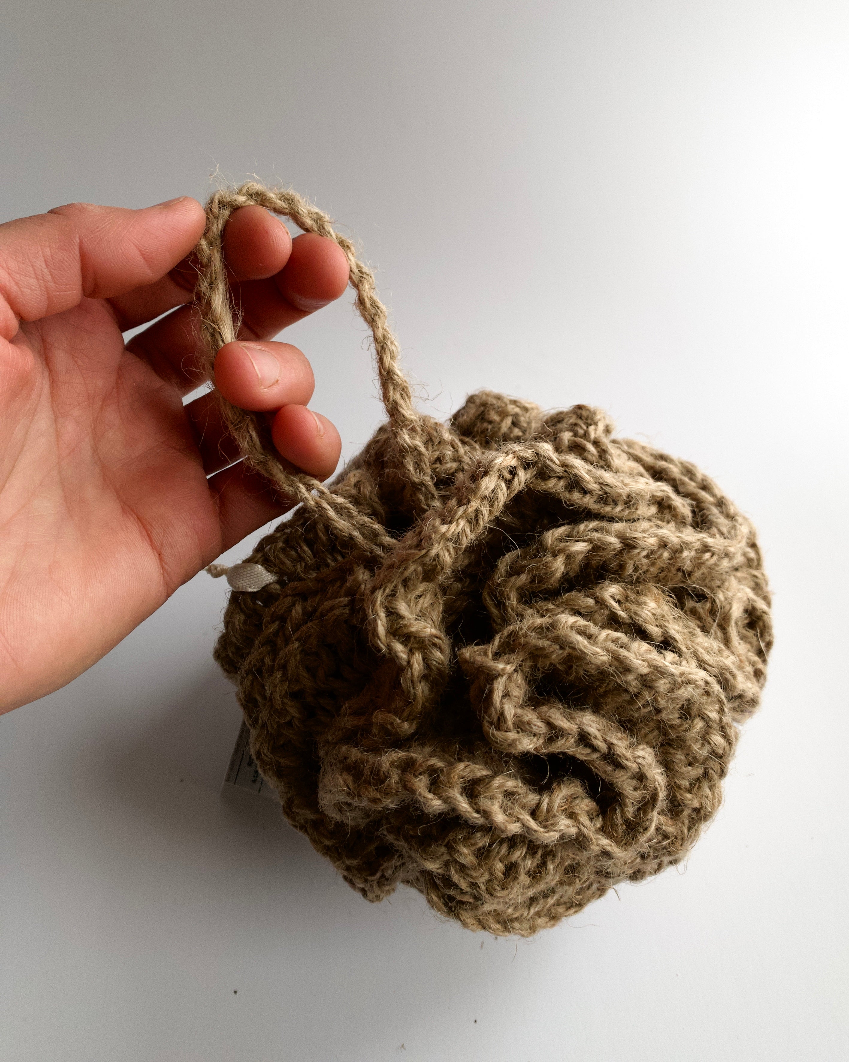 Jute bath and sauna sponge - ball, size L